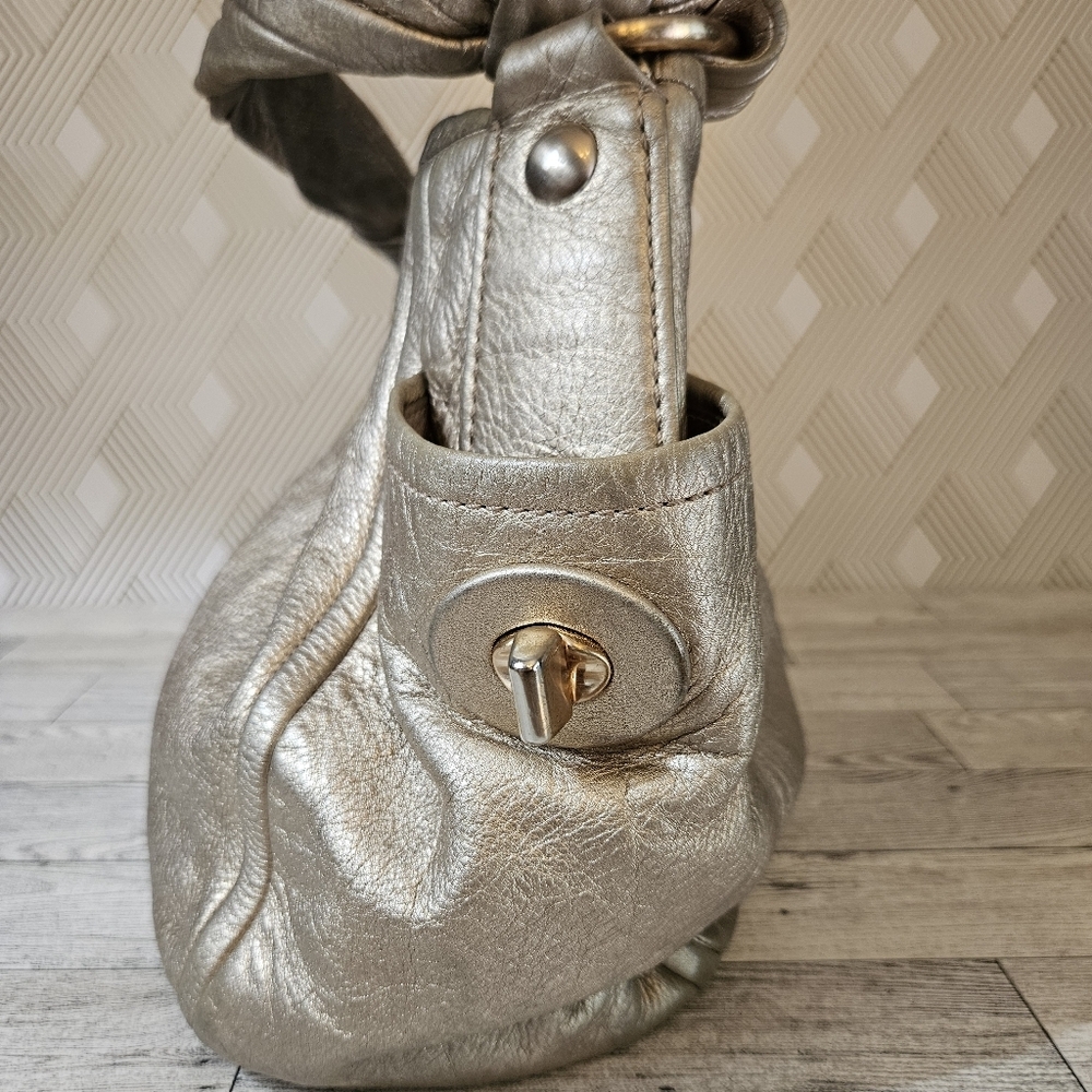 Coach Limited Release Parker Metallic Leather Shoulder Bag Purse LO882-13466 - Picture 5 of 16